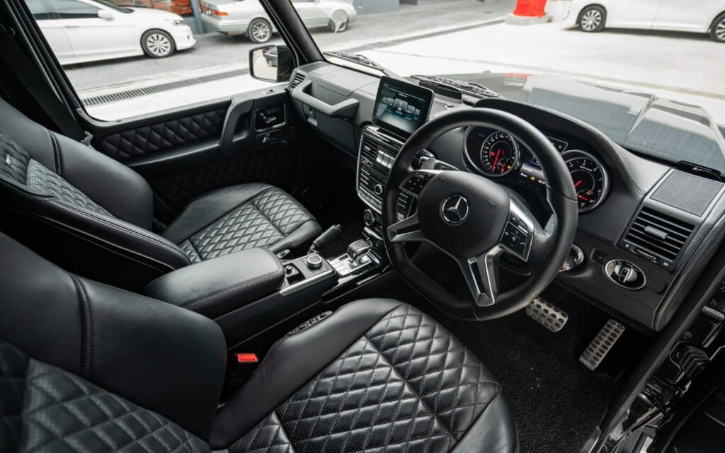 Mercedes G class G63 AMG interiorview