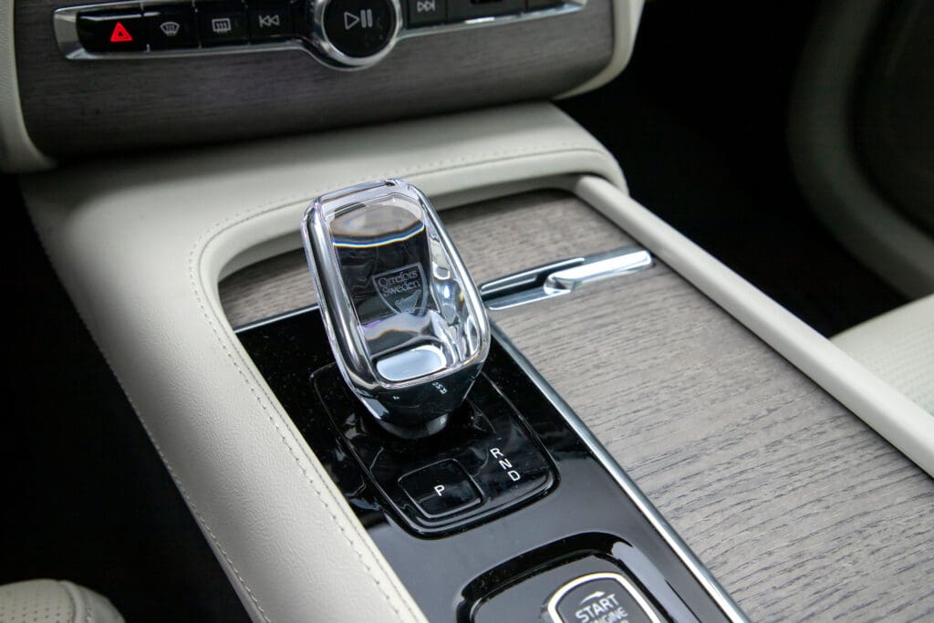 Volvo XC90 Recharge is a luxury plug-in hybrid SUV. It has luxury interior design.