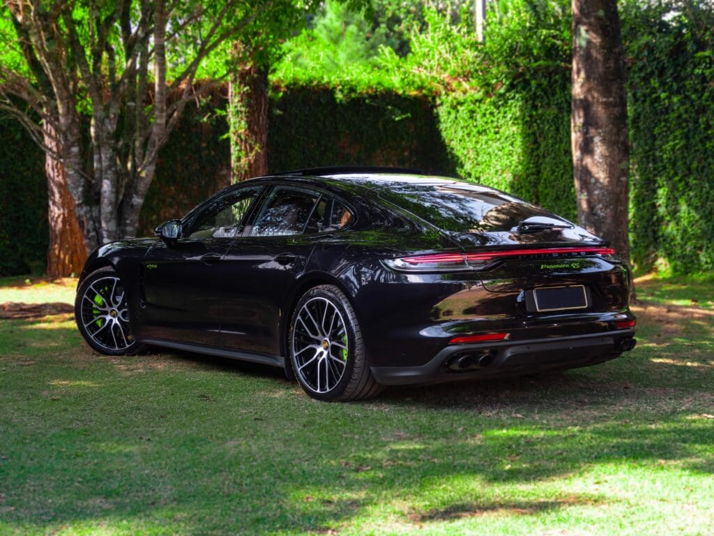 Porsche Panemera 4 E Hybrid (972) side/rear view