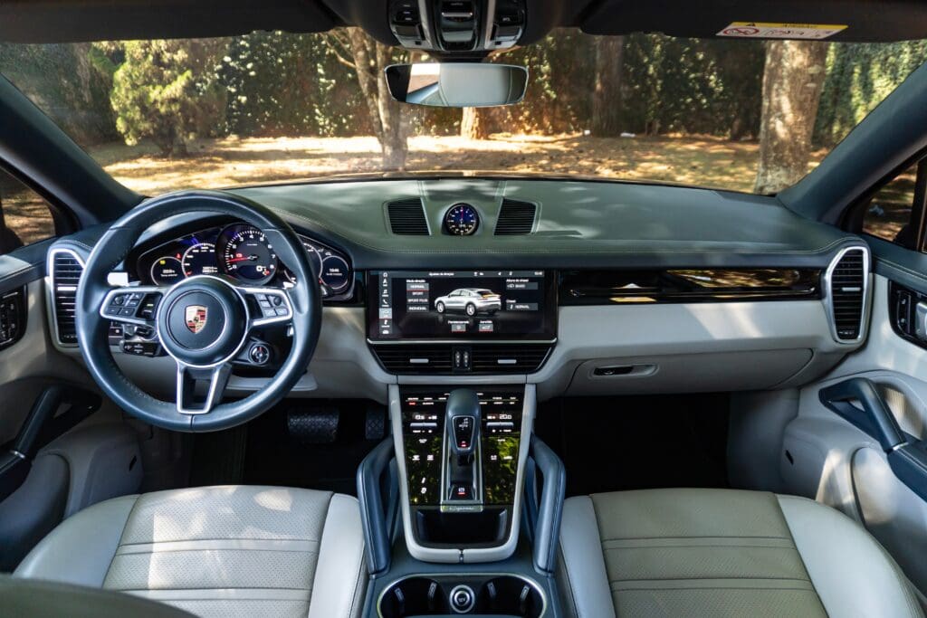 2025 Porsche Cayenne interior view